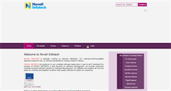 Desktop Screenshot of novellinfotech.com